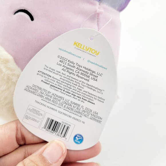 Squishmallows Purple Minya the Mushroom Plush Stuffed Animal 8" NEW Fantasy - Picture 7 of 9